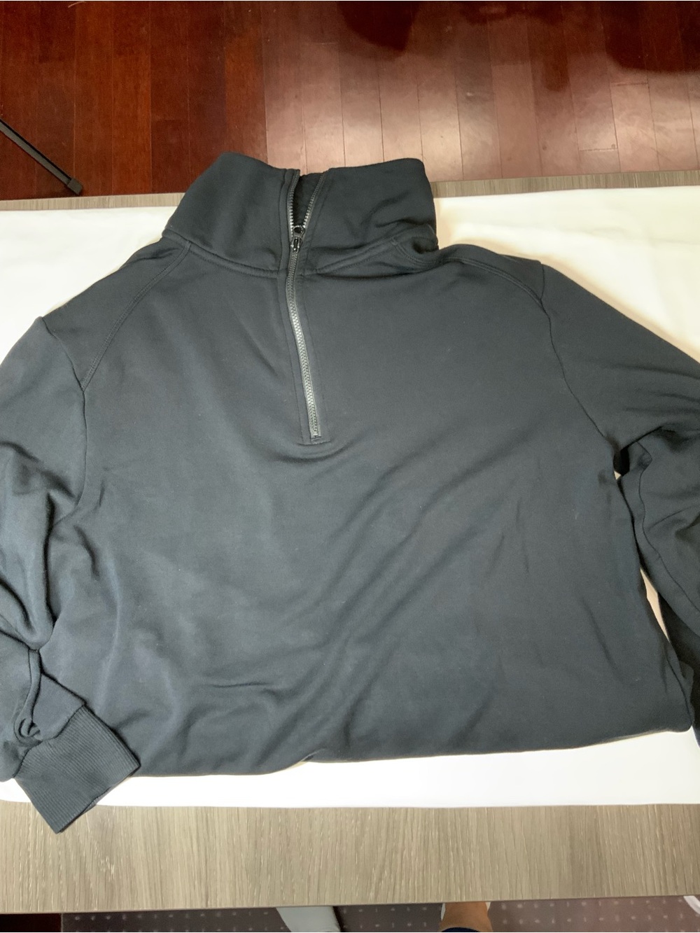 Zella Black Quarter Zip Pullover